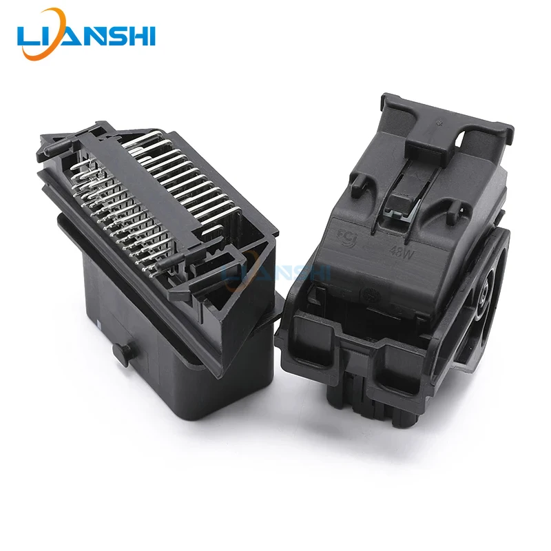 1set 48pin PPI0001495 Automotive Connector PCB Aluminum Shell Plug-And-Pull Socket 33500420 13956021