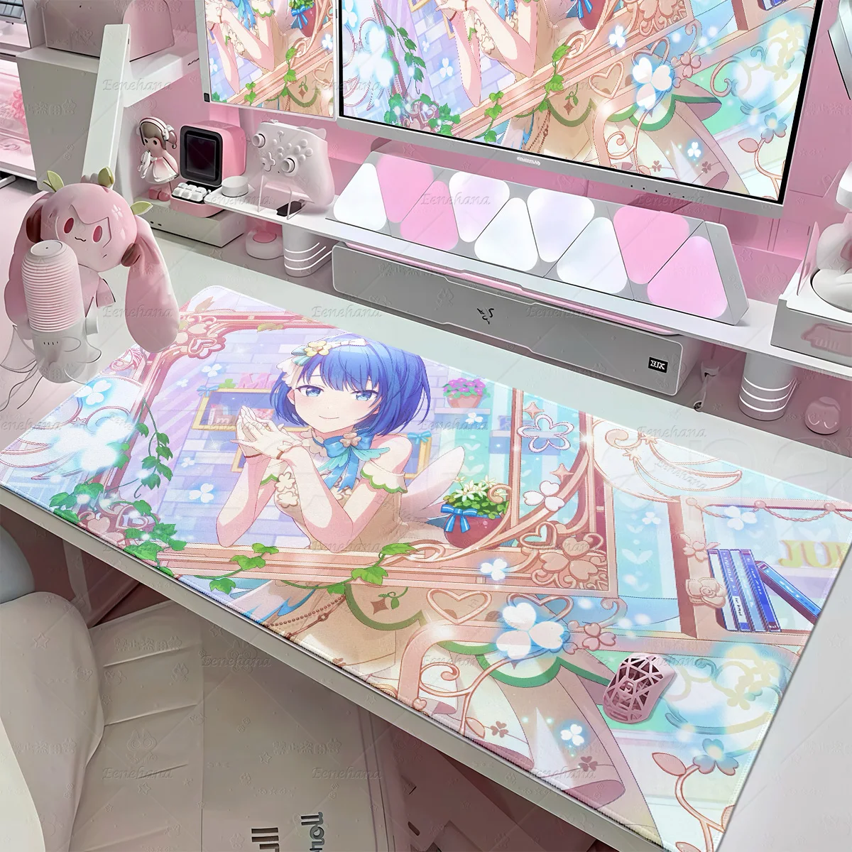 Project Sekai Mousepad PJSK Kiritani Haruka Tablemat PC Gaming XXL Anime Computer Keyboard Desktop Mat Rubber Office Accessories