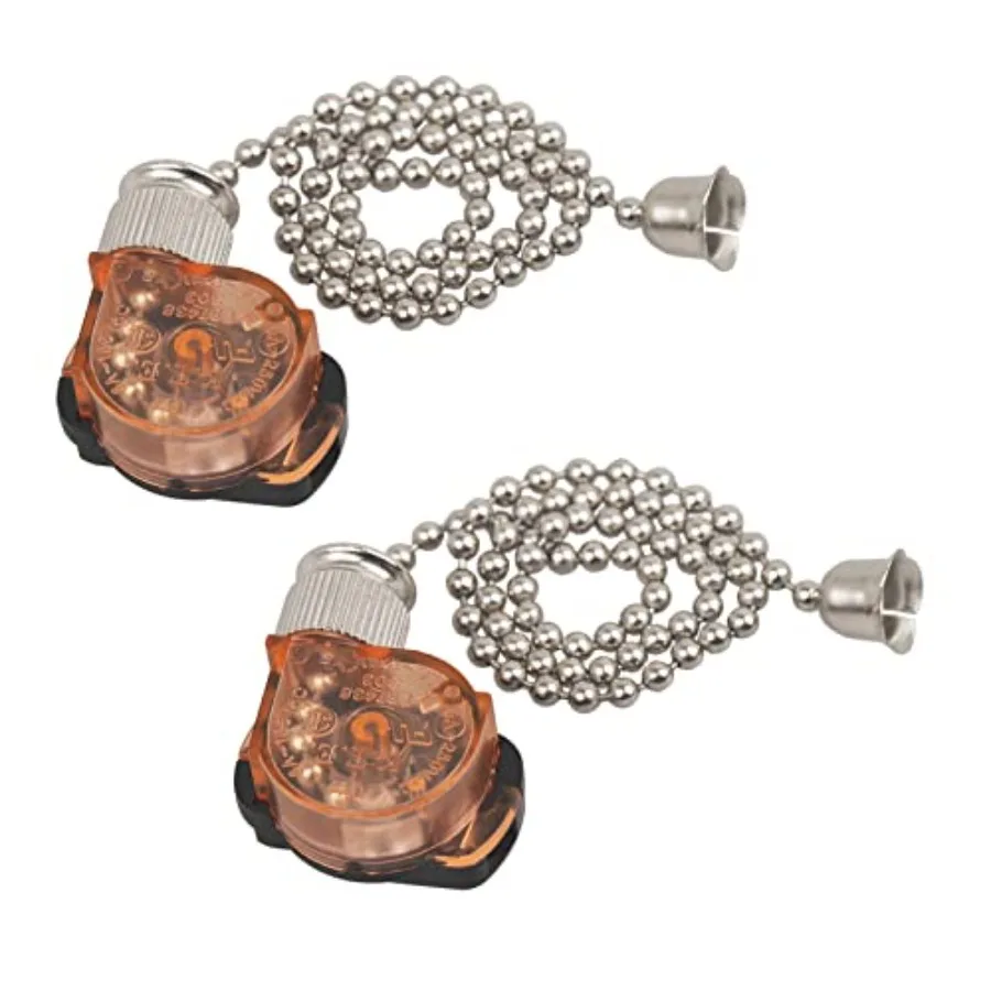 2 Pcs Ceiling Fan Light Switch, E87438 Fan Lamp Switch with 11