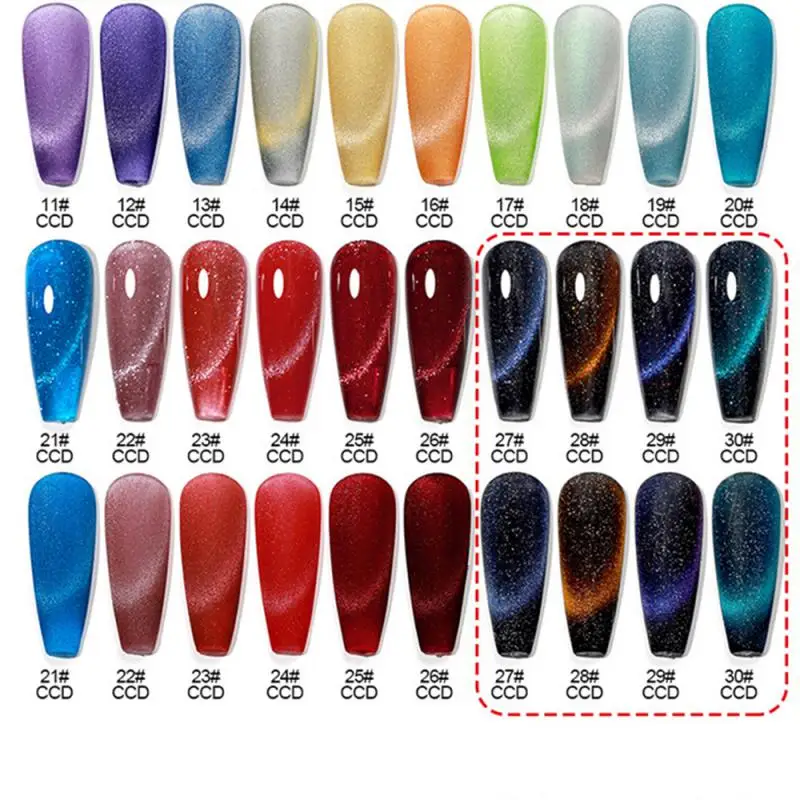 AS 15ML Cat Eye Gel Polish Magnetic Gel Nail Polish Variety Nail Semi Permanent Varnish UV Gel Varnish For Nail Art Design