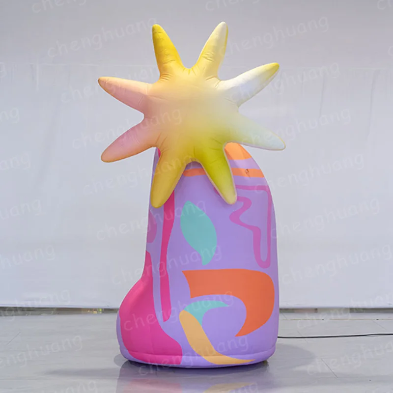 

Надувные цветные коралловые воздушные модели на растительной основе с выдувными устройствами, торговым центром на открытом воздухе и реквизит для украшения квадратных занятий.