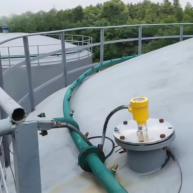 Rs485 4-20ma Contact Diesels Fuel Tank 80ghz High Frequency Heavy Radar River Water Level Transmitter