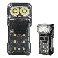 Multi Functional Induction Headlight Portable EDC Flashlight with Clip Tail Magnet 5 Mode for Outdoor Camping Emergency Fishing