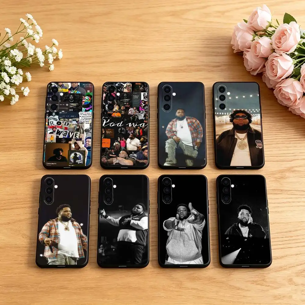 Singer R-Rod Wave Albums Phone Case For Samsung Galaxy A73,A72,A71,A70,A53,A52,A51,Soft Silicone Black Cover