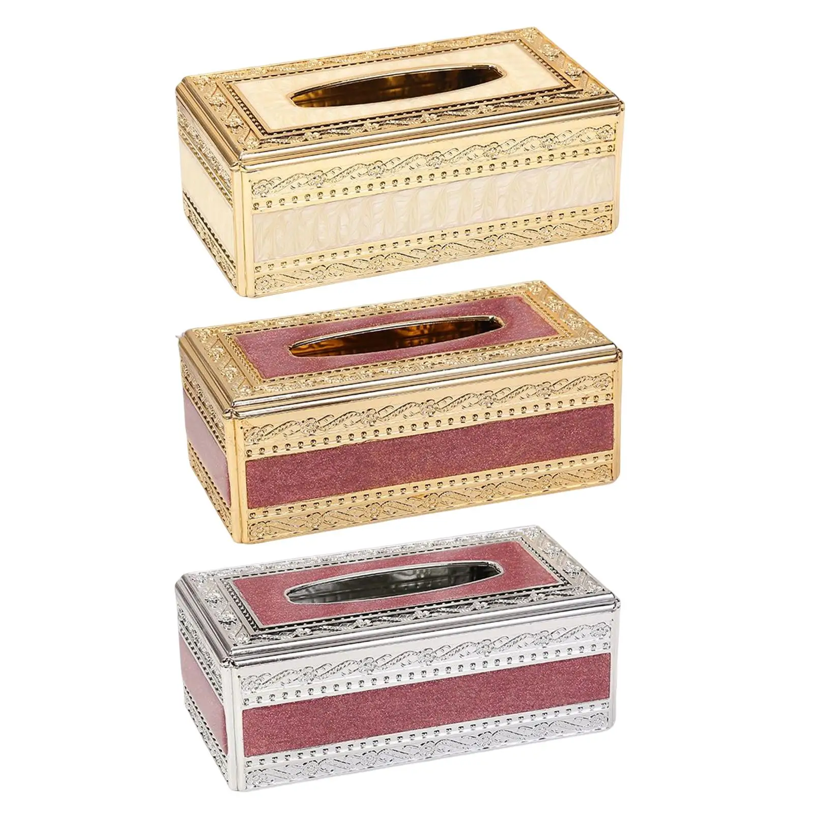 

Modern Luxury Tissue Box Napkin Paper Holder Pumping Napkin Storage Box Tissue Holder for Home Office Restaurant Kitchen Decor