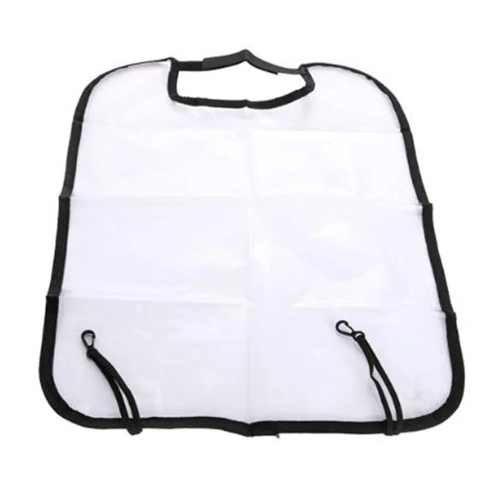 Car Care Seat Protection Backrest Cover Kids Protective Cover Transparent Cleaning Anti-Kick Pad Auto Parts Accessories