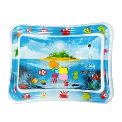 Baby Water Play Mat Inflatable Cushion PVC Infant Tummy Time Toddler Water Pad For Kids Early Education Developing Activity Toys