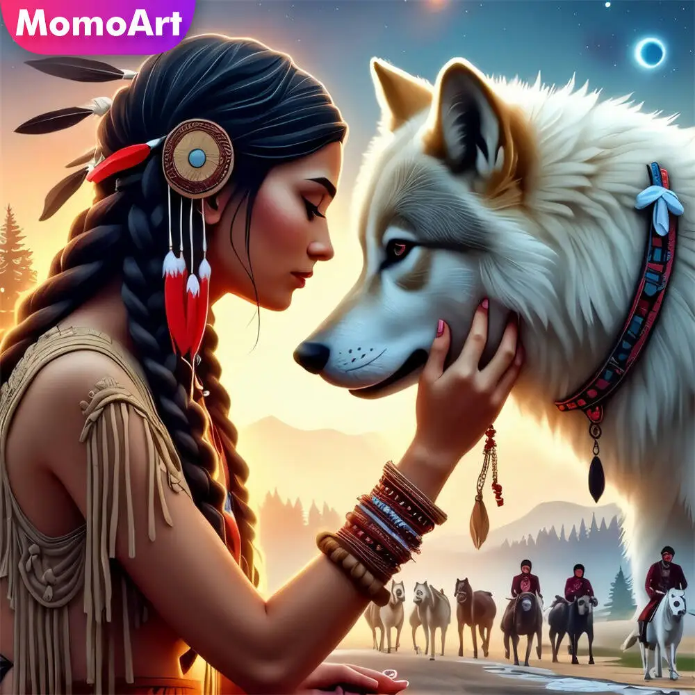 Momoart Bär Diamant Mosaik Tier voller Runde Diamant Malerei Mond Stickerei neue Ankunft handgemachte Hobby