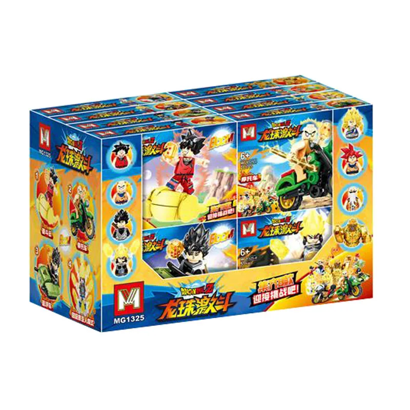 Dragon Ball Z Building Blocks Scatola Cieca Son Goku Super Saiyan Figure Krillin Kame Sennin NARUTO Anime Toy Chlid Collezione Regalo