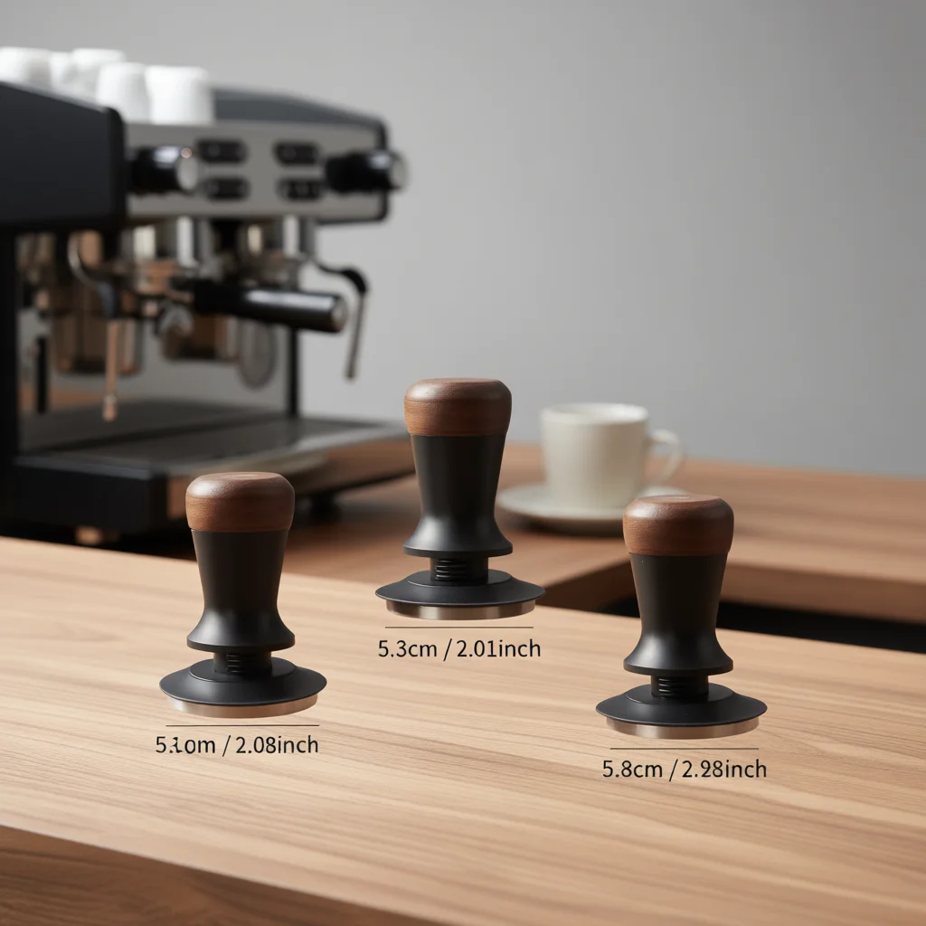 Walnut Wood Espresso Tamper 58mm product image