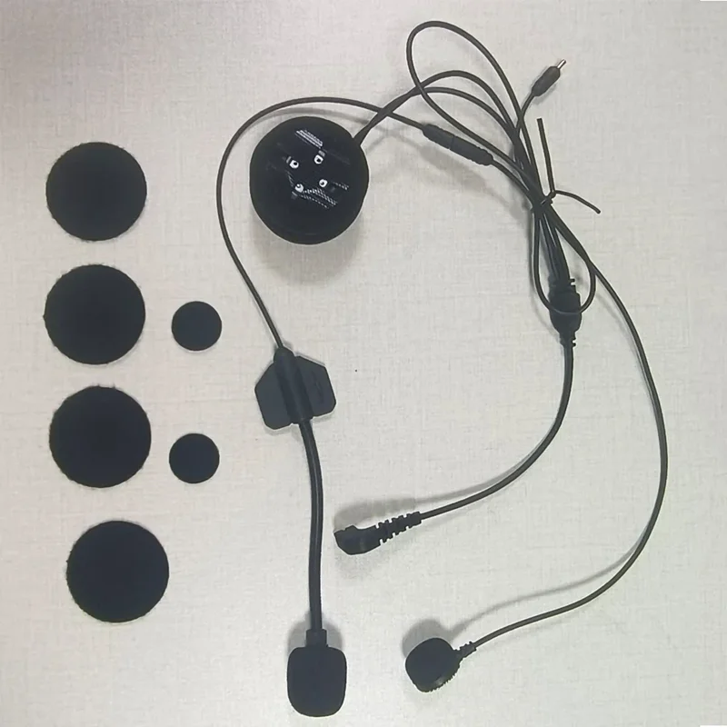 Freedconn Intercom Interphone Zubehör 2-in-1 Mikrofon für KY Pro R1 Pro R1 Plus Tmax Pro 5-Pin Kopfhörer – Detail 4