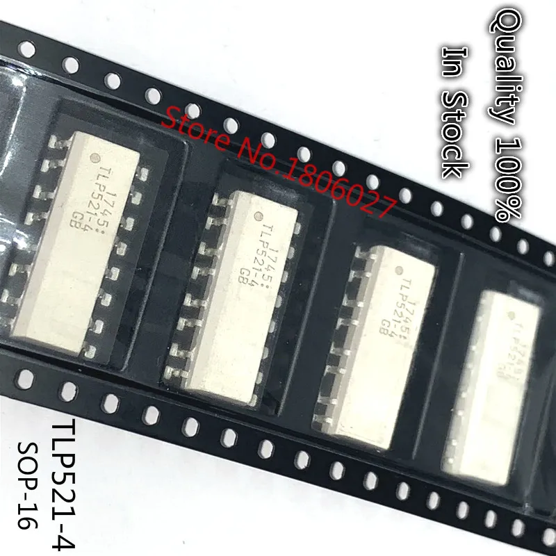 Send free 5PCS  SMD  TLP521-4GB TLP521-4  SOP-16  Optocoupler Isolator Photocoupler