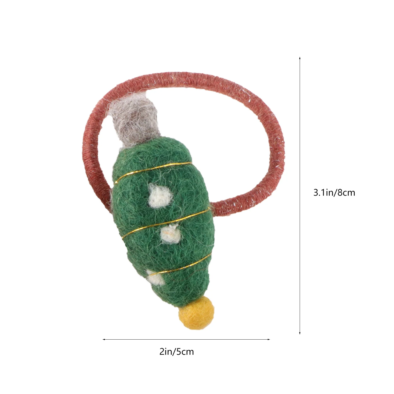 5 stuks kerst haaraccessoires elastische scrunchies paardenstaarthouders voor dik dun krullend steil haar kerst paardenstaarthouder