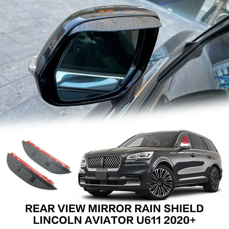 For LINCOLN Aviator Rear view mirror rain shield,Rear view mirror for rain protection