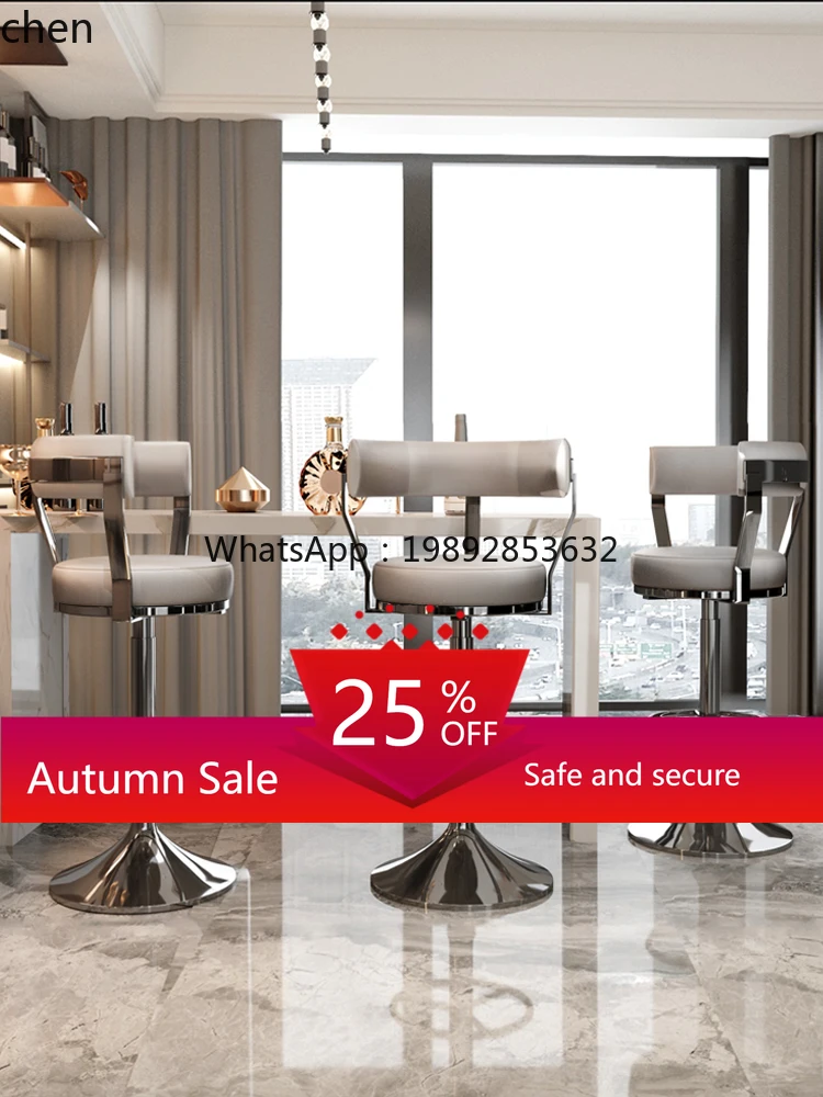 

stainless steel bar chair lift rotating simple chair high chair