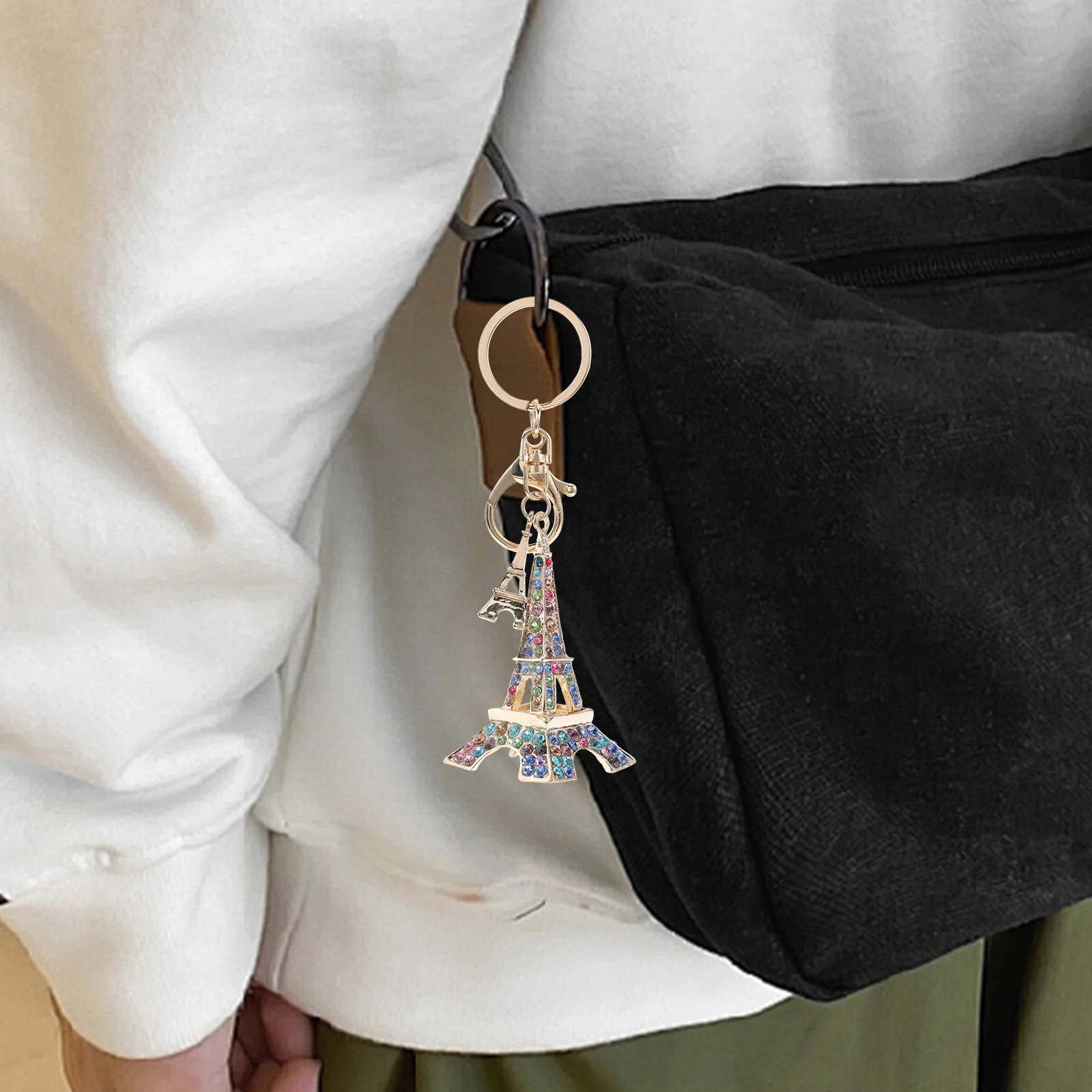 

Rhinestone Bag Charm Zinc Alloy Hanging Charm Keychain Zinc Alloy Handbag Ornament Suspending Ornament Shaped Backpack Decor