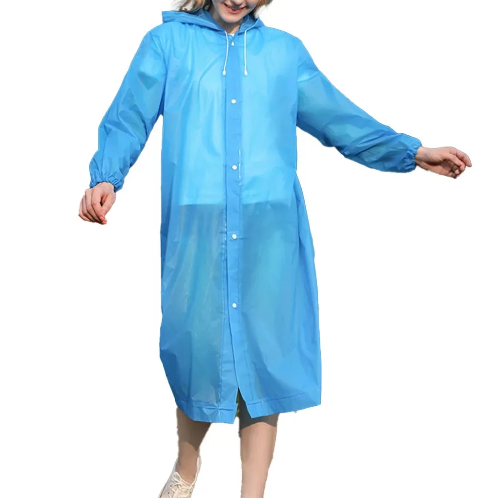 Raincoat Non-disposable Unisex Thickened Waterproof Outdoor Clothing Long Section of Anti-storm Rain Rainwear image 2
