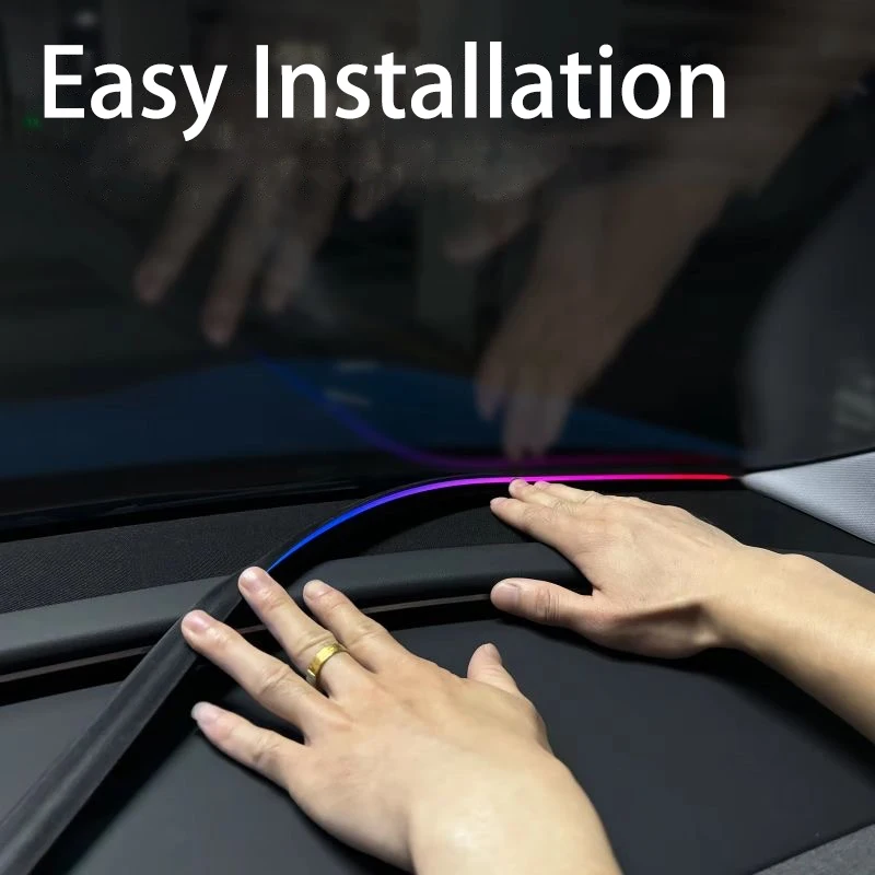 لمرسيدس بنز CLA CLB CLE CLS GLA GLC GLE A B C E S EQA EQC EQB أضواء السيارة على وحدة التحكم المركزية للسيارة LED RGB ديكور