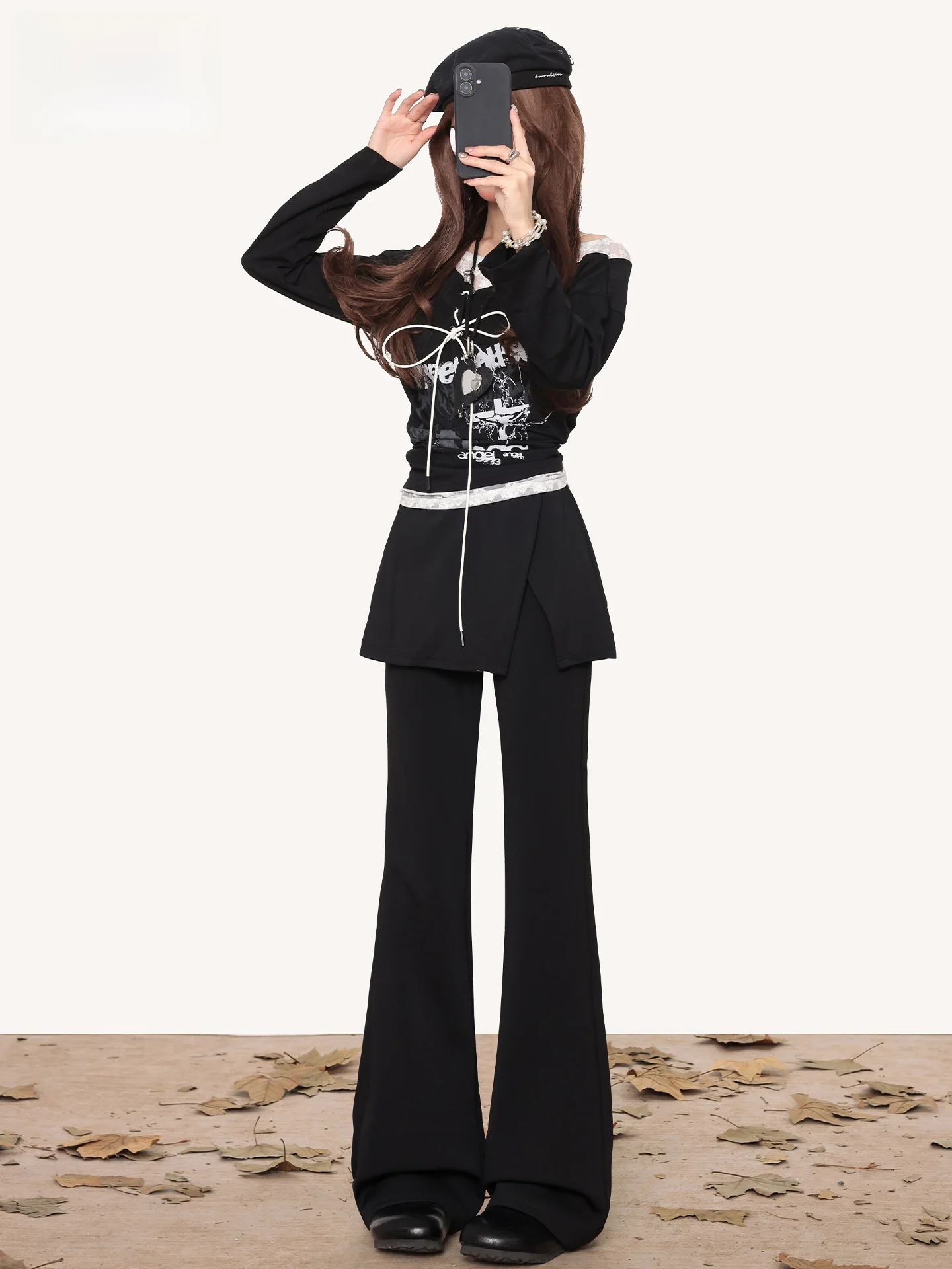 

Женские брюки с высокой талией и широкими штанинами, свободного кроя, летние, повседневные, модные, прямого силуэта, с карманами