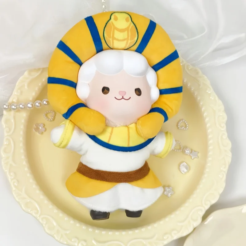 TOPTOY Curly Sheep Art Journey Serie Vinyl-Plüsch-Blindbox Sammlerfigur Anhänger Trendiges Überraschungsgeschenk für Mädchen