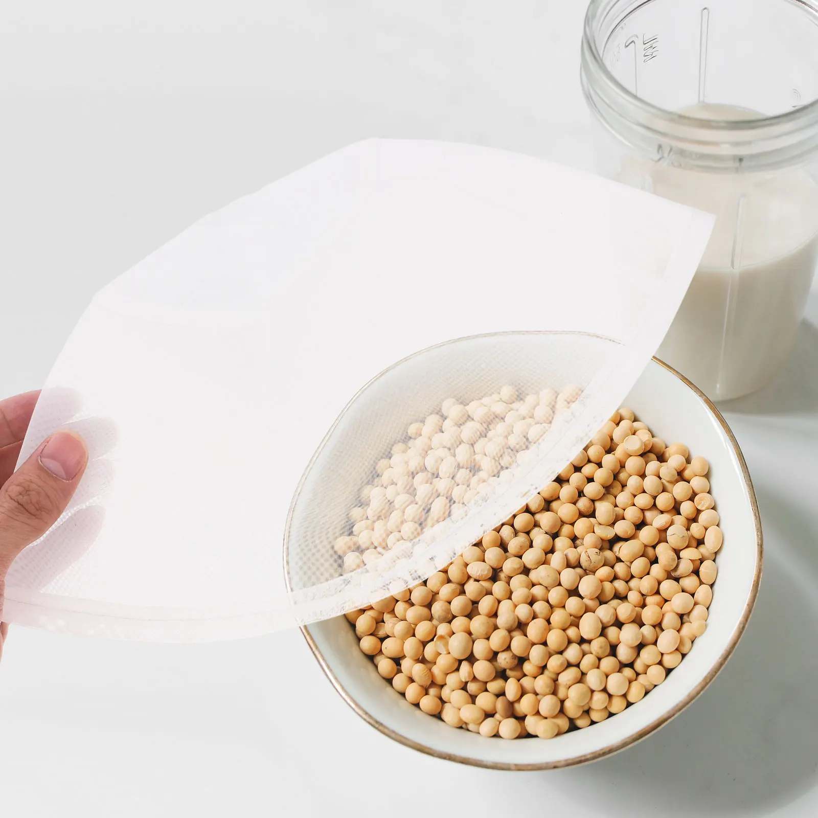 

Fine Grinding Capability Mesh Strainer For Commercial Soybean Milk Grinders Tofu Machines Pulp Grinders Nutritional Preservation
