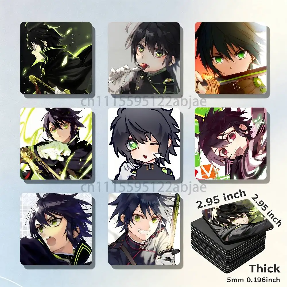 Y-Yuichiro Hyakuya Seraph of the End Fridge Magnetic Magnet PVC Memorial Decor for Family Friends Students Adults