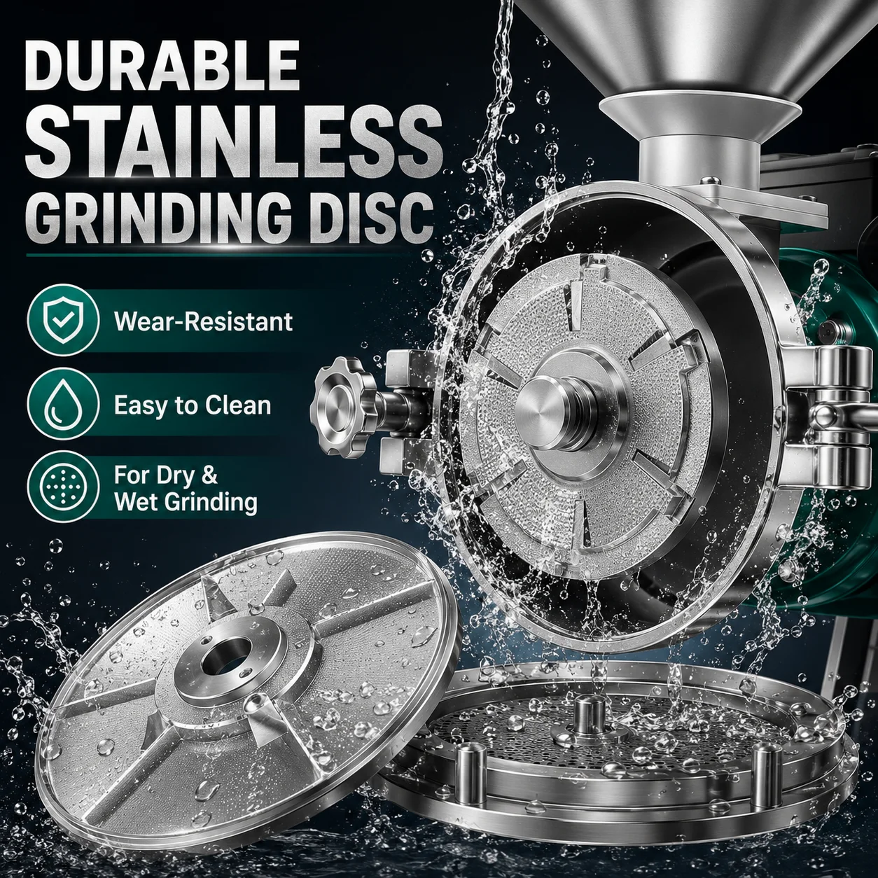 3000W Electric Grain Mill Wet  - Grain Mill Grinder ulasan dan harga
