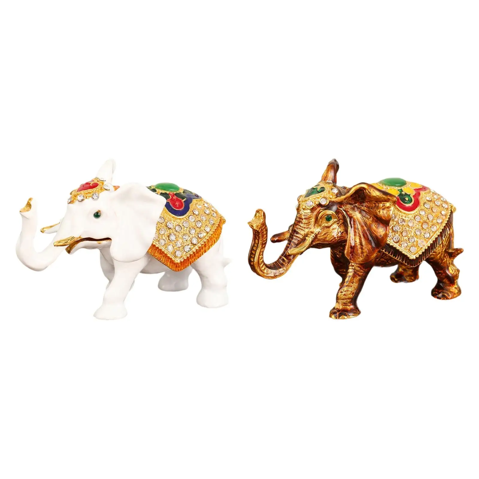 

Коробка для безделушек в виде фигурки слона для хранения ювелирных изделий и аксессуаров