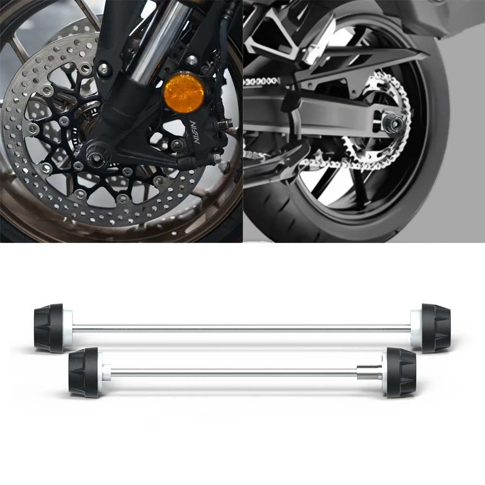Motorcycle Spindle Bobbins Axle Protection Set - Premium Guard for Smooth Riding Experience For Honda NT1100 2022-2025