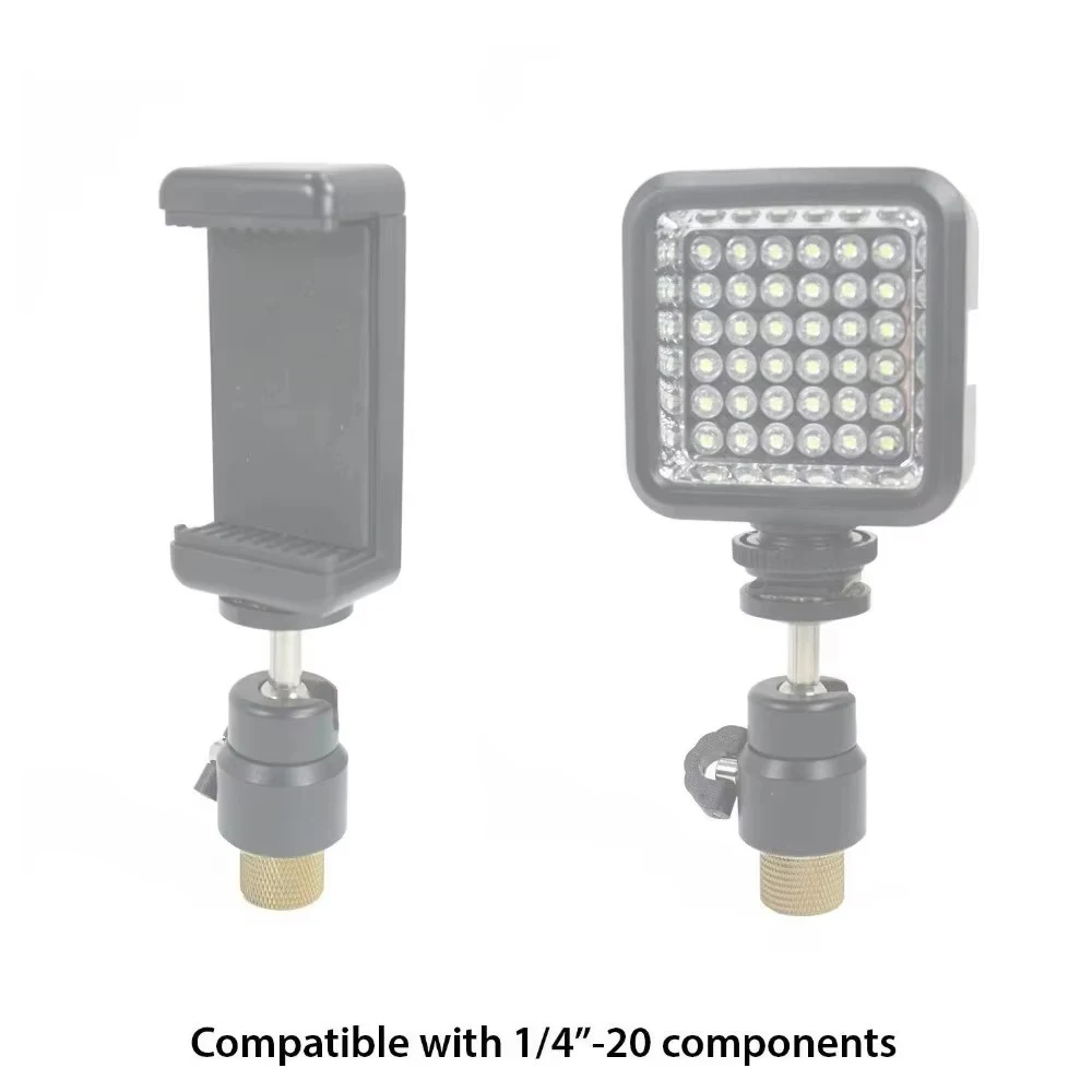 Redutor de parafuso de rosca macho de 5/8 + 3/8 fêmea para 1/4" - conjunto de 12 peças. Conversores de parafuso para microfone de câmera com tripé, 5/8-27 e 3/8-16