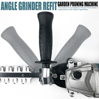 Angle Grinder Refit Garden Pruning Machine Tools Hedge Trimmer Pruning Tool Garden Home Compatible with 110/115 Type Angle Grind 4