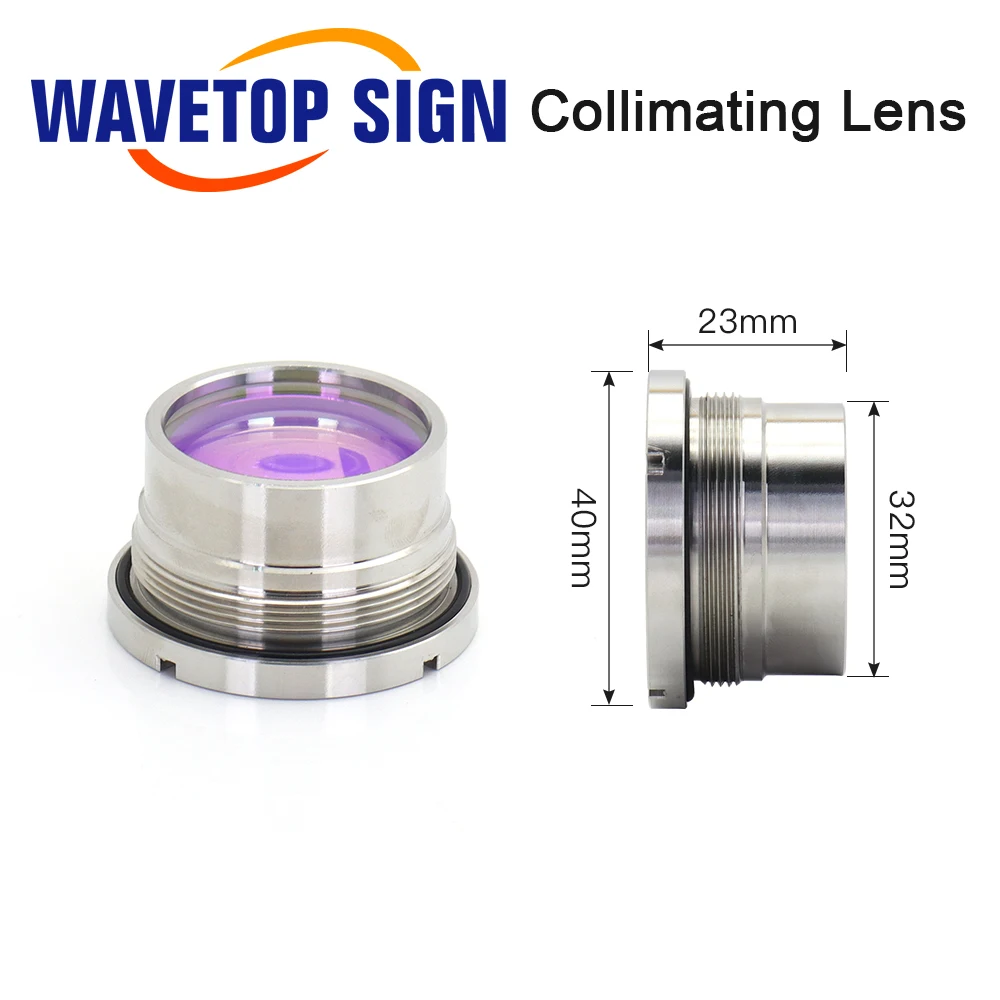 SignkoRay BM111 BM110 0-3KW Collimating & Focusing Lens D30 F100 F125mm with Lens Holder for Raytools Laser Cutting Head BM111