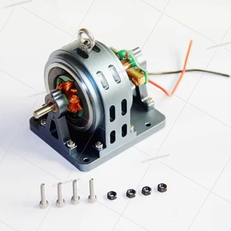 

Model DIY generator motor pure copper sports metal shell with screws teaching model gift 2000 rpm generator accessories