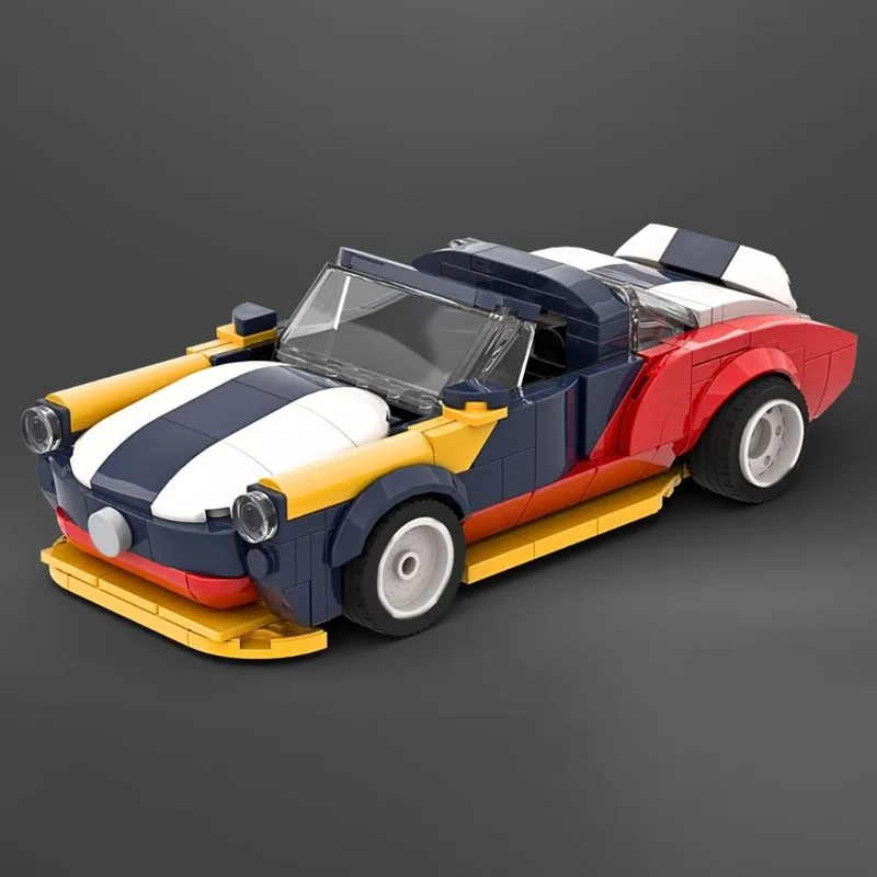 281 PCS Racing Car Karmann Ghia Targa MOC Customize Modular Building Block Brick Model Educational Simple DIY Festival Toy Gift