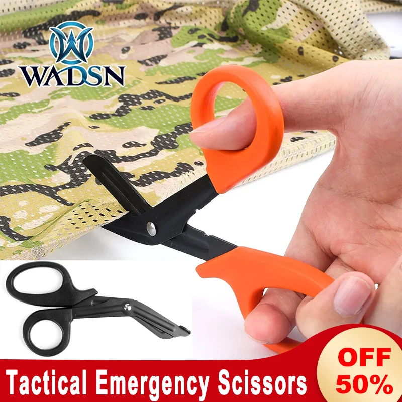 

Tactical EDC Shears Paramedic EMT Emergency Scissors First Aid Rescue Bandage Cutter Outdoor Tools Equipment for Camping Hiking