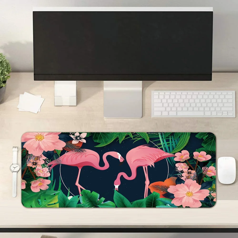 

Gaming Mouse Pad Large Mouse Pad Gamer Computer Mousepad 300x800 Large Mouse Pad Flamingo Pattern Xl Mause Mat Laptop Keyboard