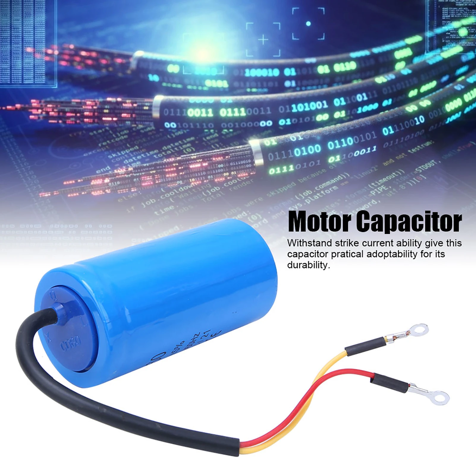 CD60 250V 300μF Switching Capacitor Explosion-Proof Household Appliance Component Capacitor Switching Capacitor Motor Capacitor