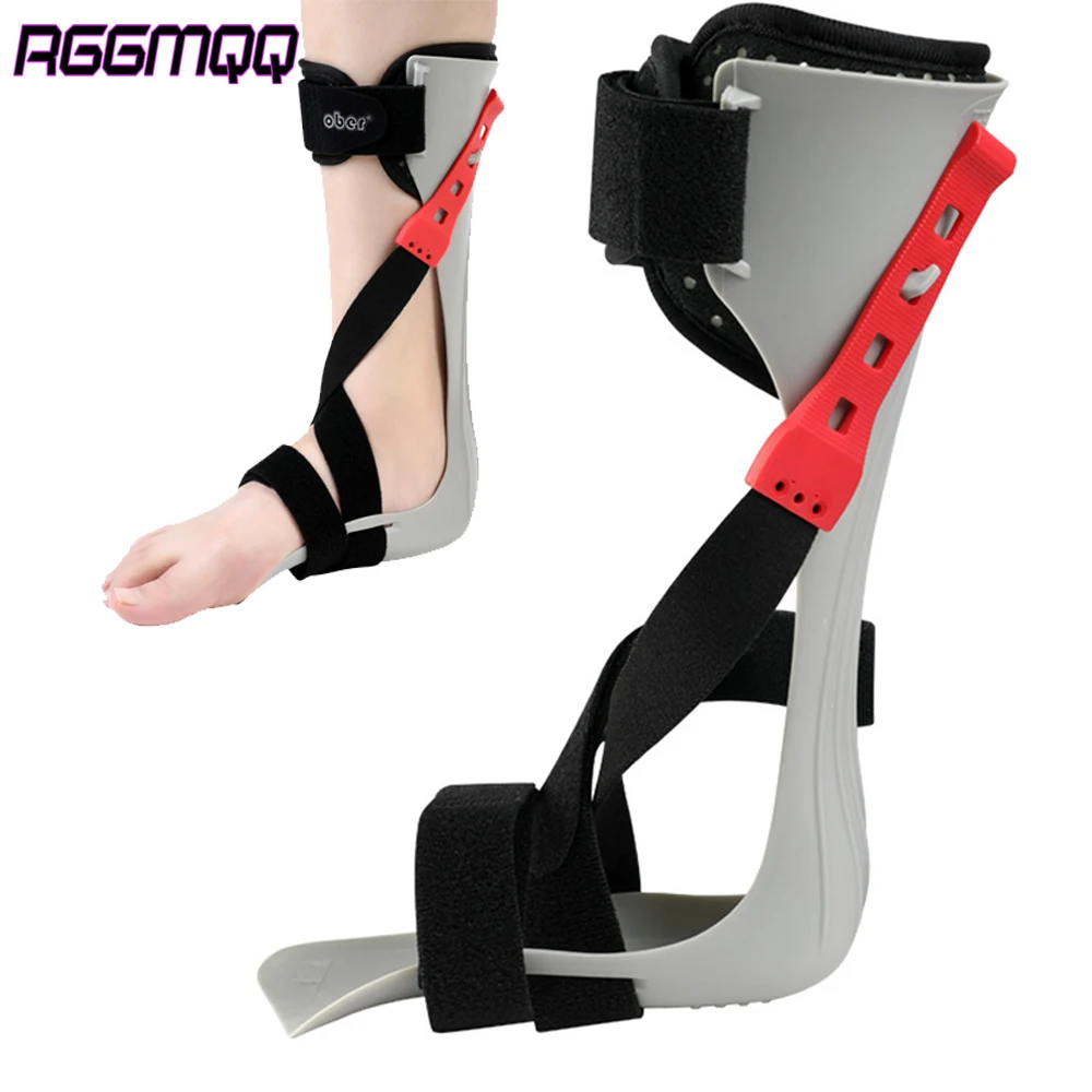 

RGGMQQ 1PCS AFO Foot Drop Brace Splint Ankle Foot Orthosis Walking with Shoes or Sleeping for Stroke Hemiplegia