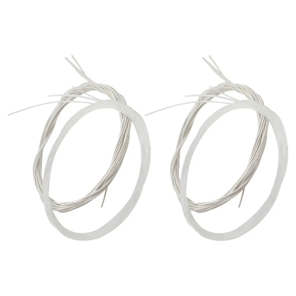 2 مجموعات سلاسل الغيتار مجموعة النايلون الصوتية الكلاسيكية أداة الشعبية سلسلة حزمة سهلة التركيب لهجة صوت موثوق