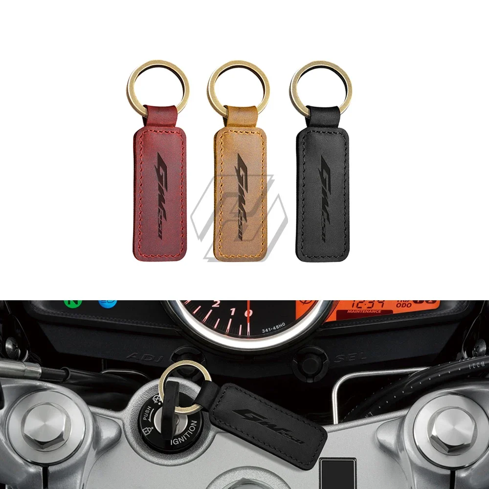 

Motorcycle Cowhide Keychain Key Ring Case for GW250 GW 250