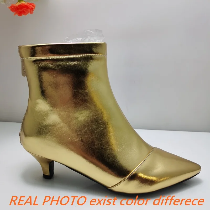 ORCHALISA مثير السيدات حذاء من الجلد 32 33 أشار تو كعب صغير 5.5 سنتيمتر حجم 46 47 48 موضة الحفلات يؤرخ النساء بوتا