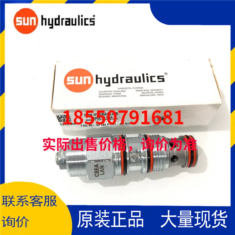 Sun, Cartridge Valve CBEA-LAN CBEA-LBN CBEA-LHN CBEA-LIN