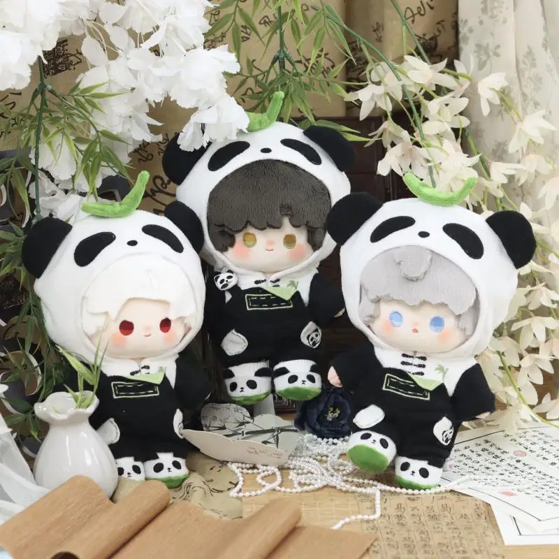 Hot sales Love and Deepspace 20cm Doll Panda Clothing Accessories Zayne Xavier Rafaye Sylus Caleb Cotton Doll Panda Clothing