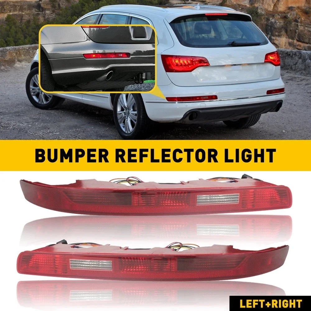 US version LH/RH Rear Bumper Reflector Light  Warning Lamp Tailight 4L0945095A 4L0945096A For Audi Q7 2007 2008 2009 -2015