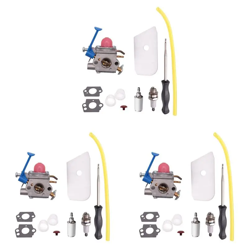 Карбюратор 3X, подходит для 545081848 125L 125LDX 128CD 128L 128LD 128LDX 128R 128RJ, заменяет карбюратор C1Q-W40A для триммера.