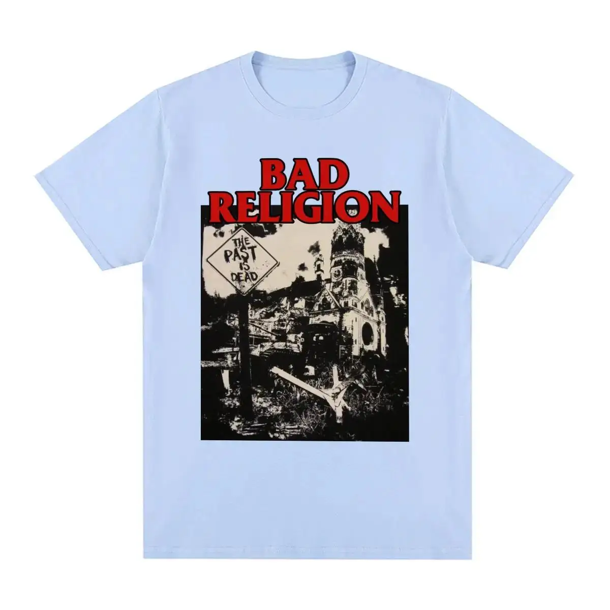 BAD RELIGION Vintage T Shirt Punk Rock Band Graphic Print Harajuku Streetwear Cotton Men Women EU Size T Shirt