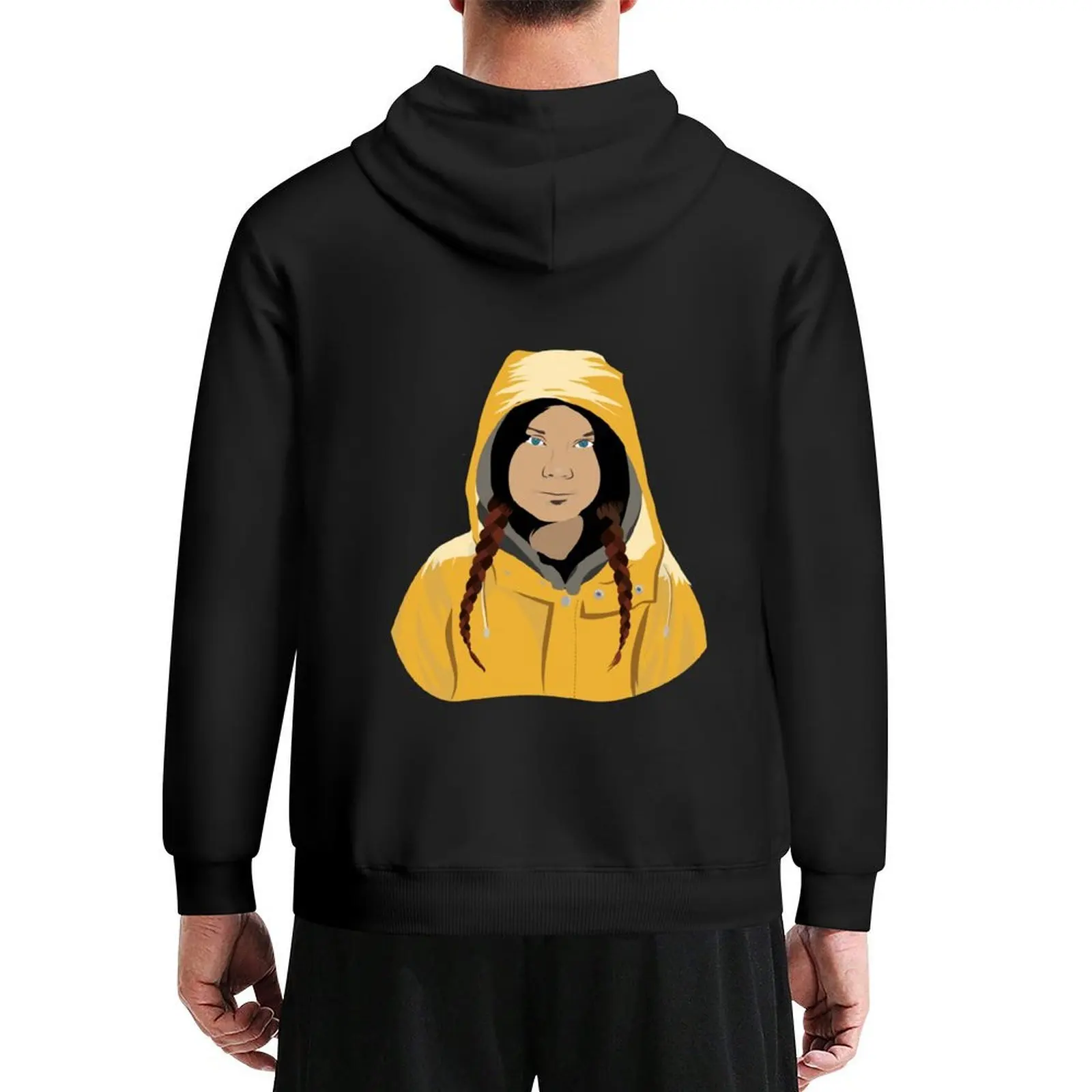 

Greta Thunberg Hoodie graphic t shirts men fashion men blouse korean style clothes graphic hoodie