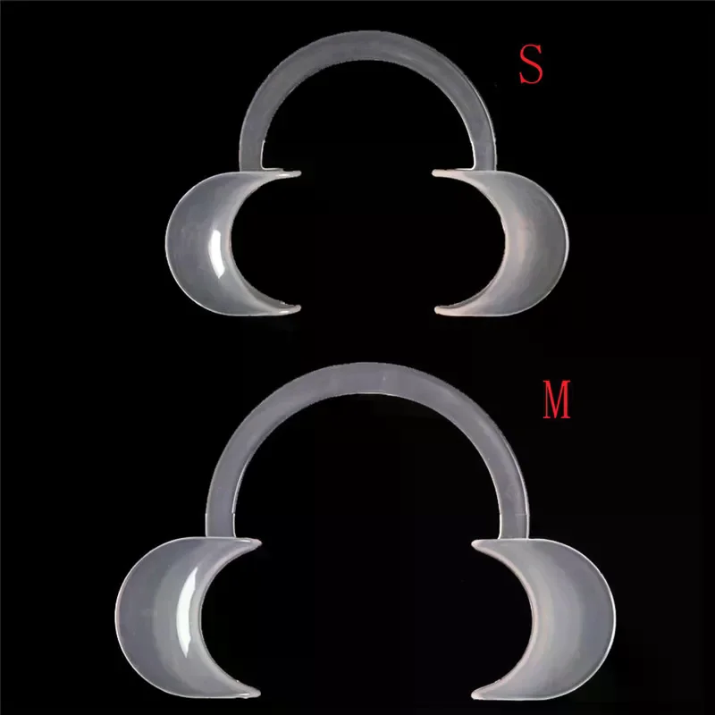 /ACR/2pcs C Type Mouth Opener Dental Plastic Cheek Lip Retractor
