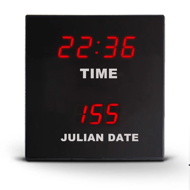 CHEETIE CP038 BRG Precise Digital Dura Time Display LED Julian Date Calendar Clock