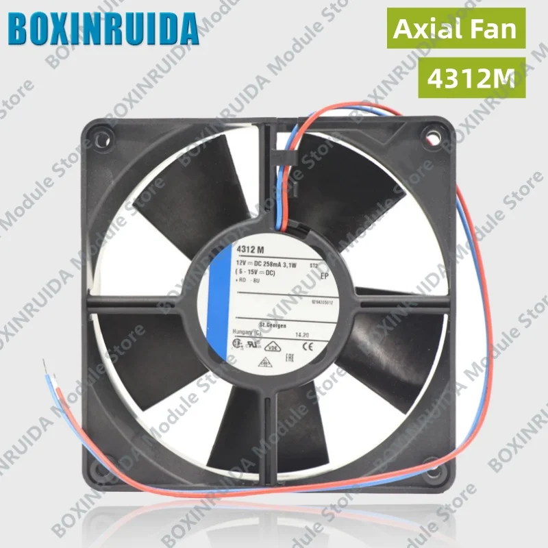 Brand new original 4312M 4312/12M axial flow fan for data center 5G base station exchange cabinet cooling fan